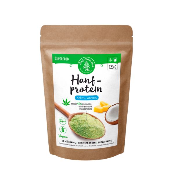 Hanfprotein Kokos-Ananas 125 g